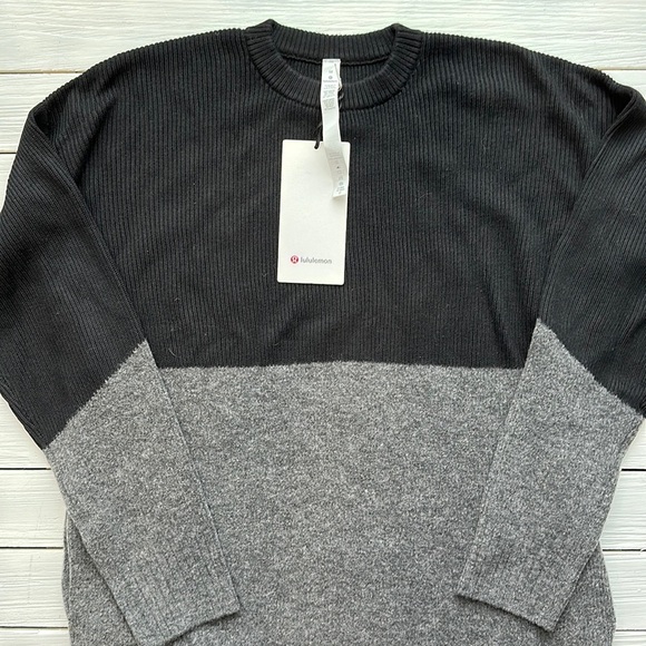 NWT Lululemon Restful Intention Sweater
Black Heathered Core Dark Grey size M - Picture 6 of 12